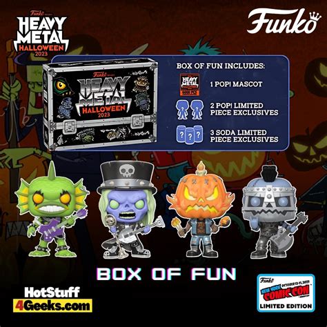 heavy metal funko box of fun|Heavy Metal Halloween Hits the Stage at NYCC 2023.